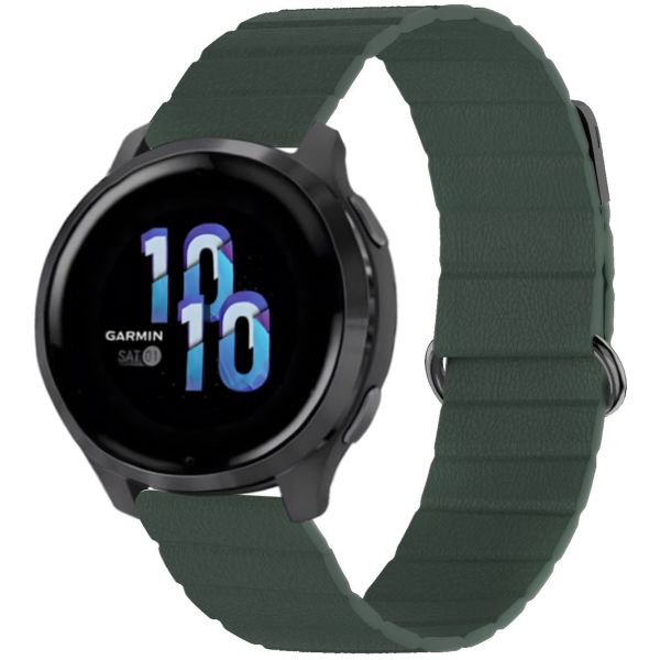 imoshion Magnetisch lederen bandje  - Universeel 22 mm aansluiting - Groen