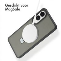 Accezz Ring Stand Backcover met MagSafe Samsung Galaxy S25 Edge - Zwart