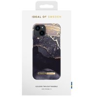iDeal of Sweden Fashion Backcover Apple iPhone 13 - Golden Twilight Marble