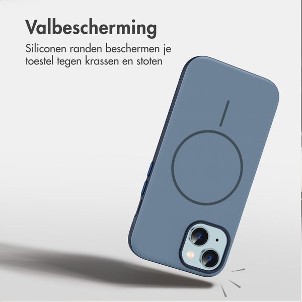 imoshion Color Backcover met Thin MagSafe Ring Apple iPhone 15 - Donkerblauw