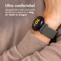 imoshion Nylon geweven bandje Samsung Galaxy Watch 7 40/44 mm - Donkergroen