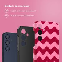 Selencia Vivid Backcover Samsung Galaxy A35 - Wave Vibes Lipstick