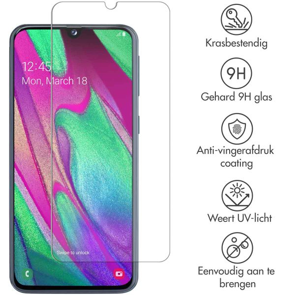 Selencia Gehard Glas Screenprotector Samsung Galaxy A40