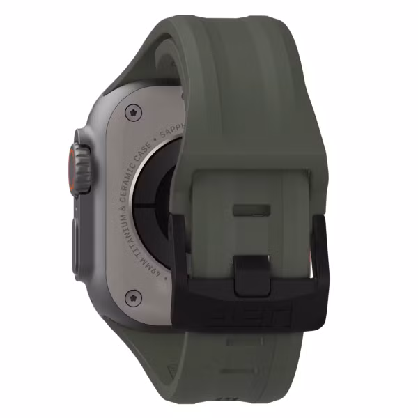 UAG Scout Strap Apple Watch Series 1 t/m 11 / SE / Ultra (44/45/46/49 mm) - Foliage Green