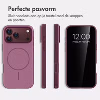 imoshion Color Backcover met Thin MagSafe Ring Apple iPhone 18 Pro / 17 Pro - Paars