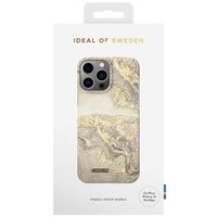 iDeal of Sweden Fashion Backcover iPhone 14 Pro Max - Sparkle Greige Marble