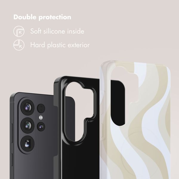 Selencia Vivid Back Cover Samsung Galaxy S26 Ultra - Desert Waves Beige