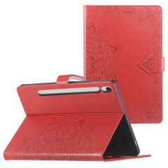 imoshion Mandala Bookcase Samsung Galaxy Tab S9 11.0 inch / S10 Lite / S10 FE / S9 FE 10.9 inch - Rood