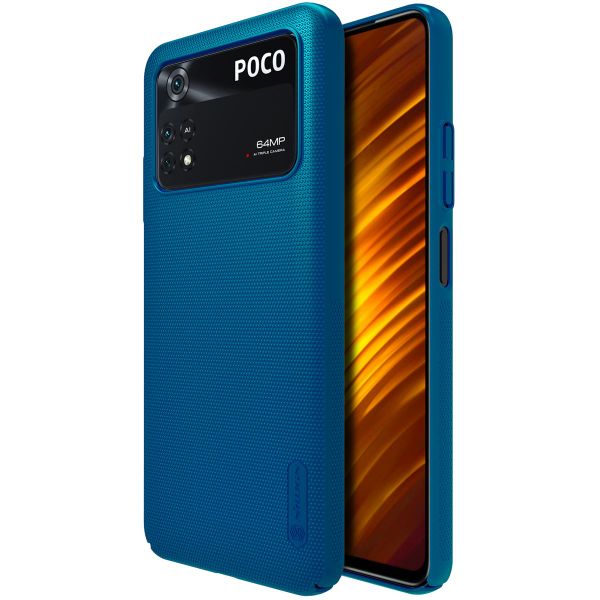 Nillkin Super Frosted Shield Case Xiaomi Poco M4 Pro 5G - Blauw