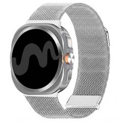 imoshion Milanees magnetisch bandje Samsung Galaxy Watch Ultra 2 (2026) / Ultra (2024/2025) - Zilver