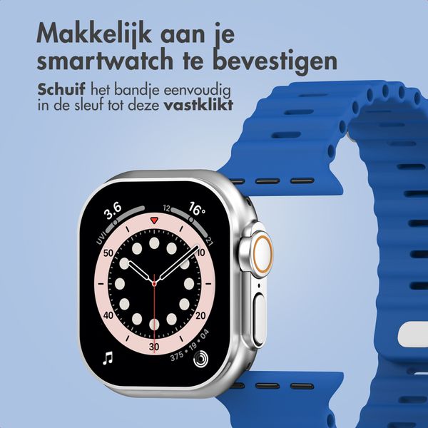 Accezz Ocean bandje Apple Watch Series 1 - 11 / SE / Ultra (44/45/46/49 mm) - Royal Blue