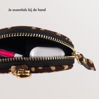 Selencia Nova Real Leather Mini Pouch - Fawn Chic