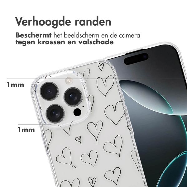 imoshion Design hoesje Apple iPhone 16 Pro - Hearts