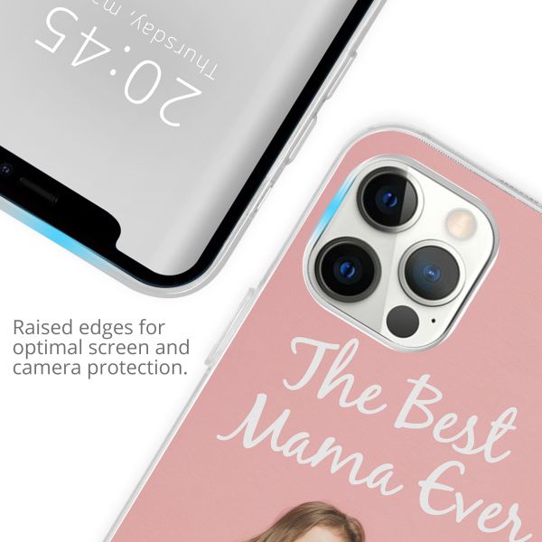 Ontwerp je eigen Apple iPhone 12 (Pro) gel hoesje - Transparant