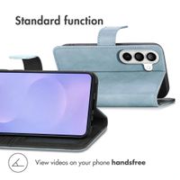 imoshion Luxury Bookcase Samsung Galaxy S26 Plus - Light Blue