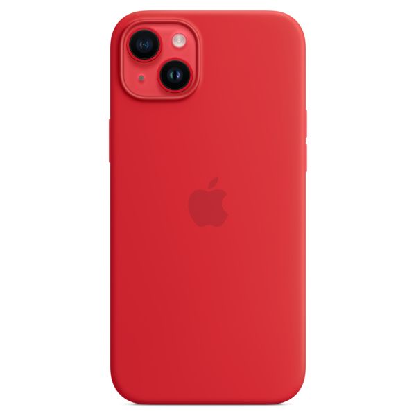 Apple Silicone Backcover MagSafe Apple iPhone 14 Plus - Rood