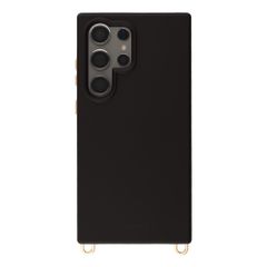 Selencia Rivièra MagSafe Backcover met afneembare haakjes Samsung Galaxy S24 Ultra - Velvet Black