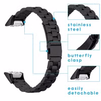 imoshion Stalen watch bandje Samsung Galaxy Fit - Zwart