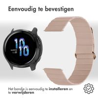 imoshion Magnetisch lederen bandje  - Universeel 22 mm aansluiting - Beige