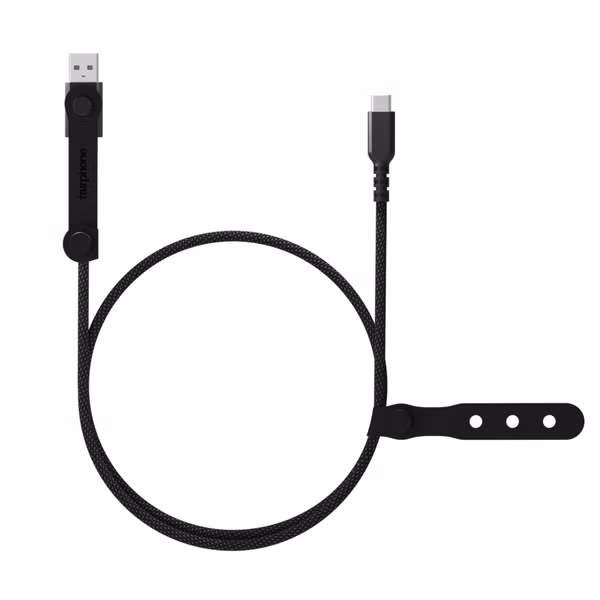 Fairphone LongLife USB-C naar USB-C/USB-A Oplaadkabel - 240W - 1 meter - Zwart
