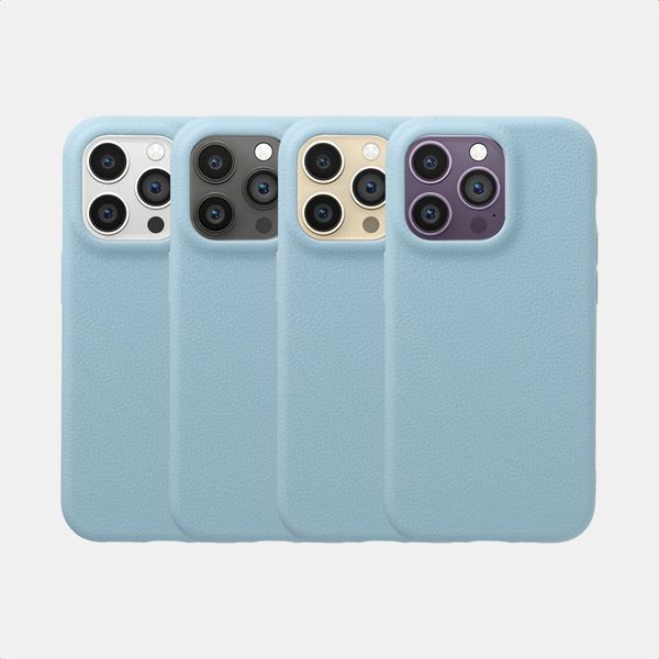 imoshion Texture Backcover Apple iPhone 14 Pro - Lichtblauw