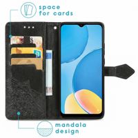 imoshion Mandala Bookcase Oppo A15 - Zwart