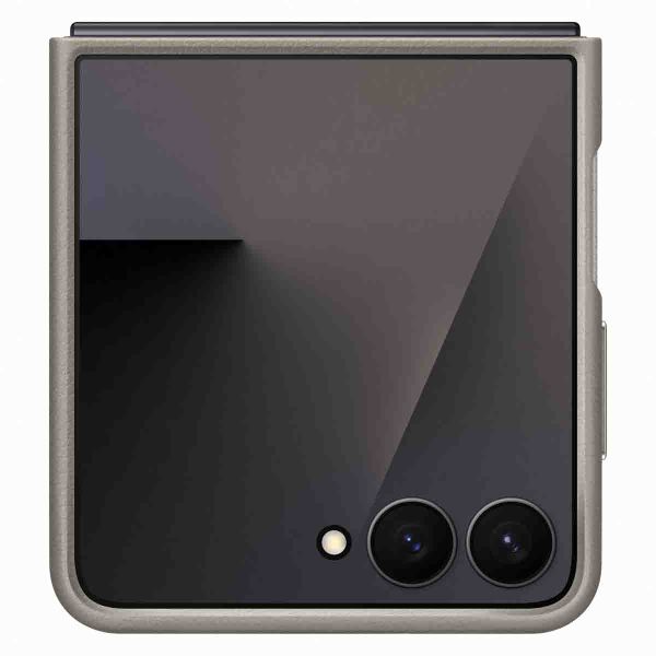 Samsung Originele KindSuit Vegan Leather Case Samsung Galaxy Z Flip 7 - Taupe