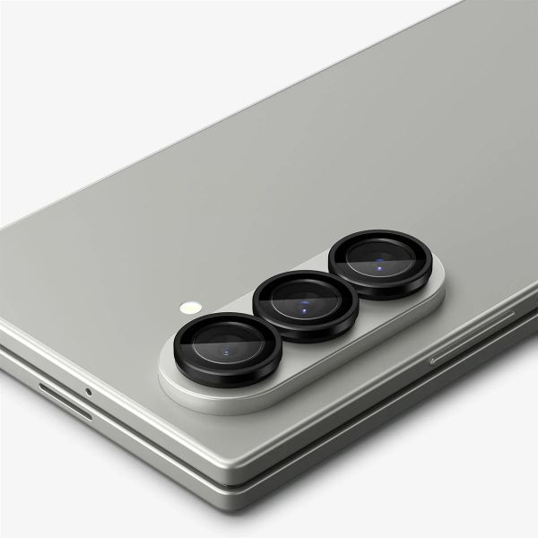 Spigen Optik Pro EZ Fit Lens Protector - Cameralens bescherming (2-pack) voor de Samsung Galaxy Z Fold 8 Ultra - Zwart