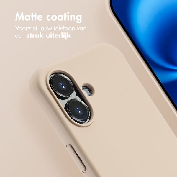 imoshion Color Backcover met afneembaar koord MagSafe Apple iPhone 16 - Nude