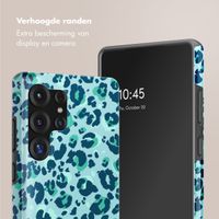 Selencia Vivid Tough Backcover Samsung Galaxy S25 Ultra - Wild Spots Light Blue