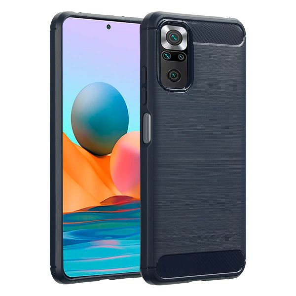 imoshion Brushed Backcover Xiaomi Redmi Note 10 (5G) - Donkerblauw