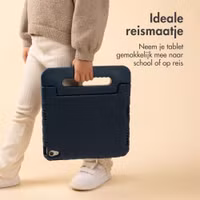 imoshion Kidsproof Backcover met handvat Apple iPad 11 (2025) 11 inch A16 / iPad 10 (2022) 10.9 inch - Donkerblauw