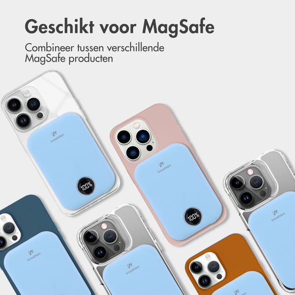 imoshion MagSafe Powerbank 10.000 mAh - Draadloze powerbank - Quick Charge en Power Delivery - Sky Blue