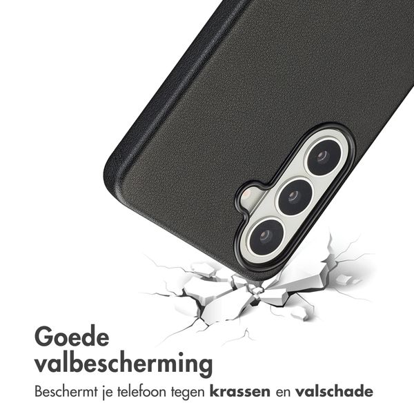 Accezz MagSafe Leather Backcover Samsung Galaxy S26 - Onyx Black