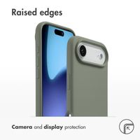 Accezz Liquid Silicone Back Cover with MagSafe Apple iPhone Air - Cooper Green