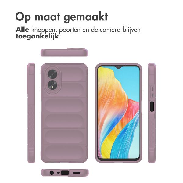 imoshion EasyGrip Backcover Oppo A18 / Oppo A38 - Paars