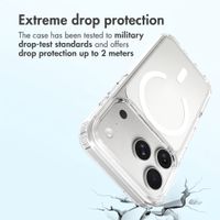 Accezz Xtreme Impact Backcover with MagSafe Apple iPhone 18 Pro / 17 Pro - Transparent