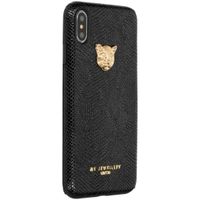 My Jewellery Tiger Softcase Backcover iPhone Xs Max - Zwart