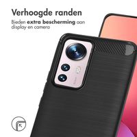 imoshion Brushed Backcover Xiaomi 12 Pro - Zwart