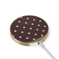 Burga Wireless Magnetic Charger - MagSafe and Qi2 - Sorry Busy / Gold