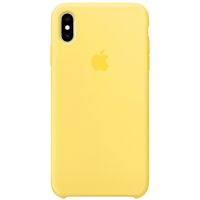 Apple Silicone Backcover Apple iPhone Xs Max - Canary Yellow