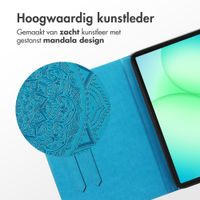 imoshion Mandala Bookcase Samsung Galaxy Tab A11 Plus - Turquoise