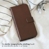 Selencia Echt Leren Bookcase iPhone 11 Pro Max - Bruin