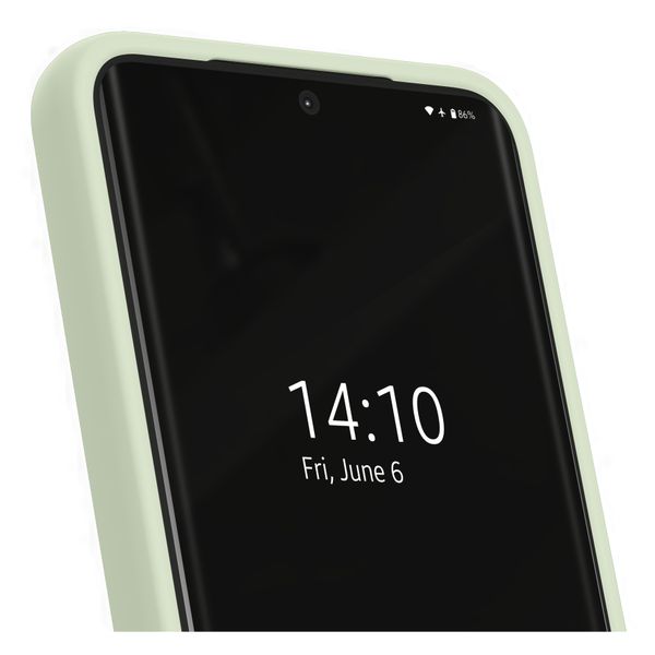 iDeal of Sweden Silicone Case met MagSafe Samsung Galaxy S26 - Sage Green