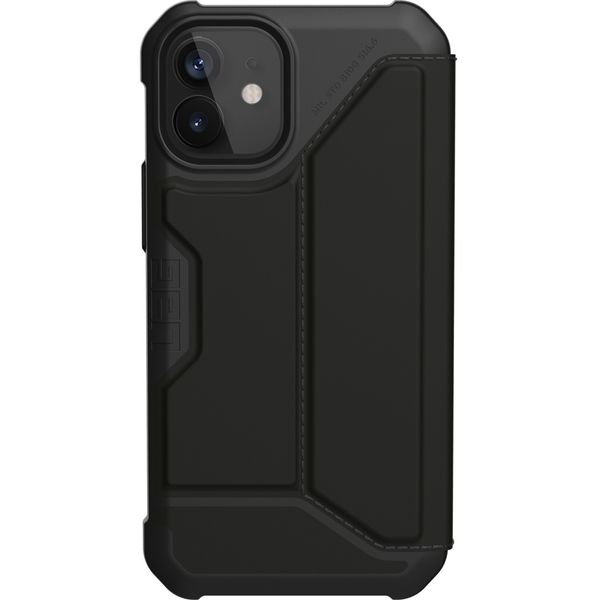 UAG Metropolis Bookcase Apple iPhone 12 Mini - Zwart