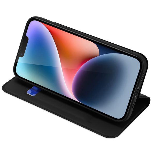 Dux Ducis Slim Softcase Bookcase Apple iPhone 14 - Zwart