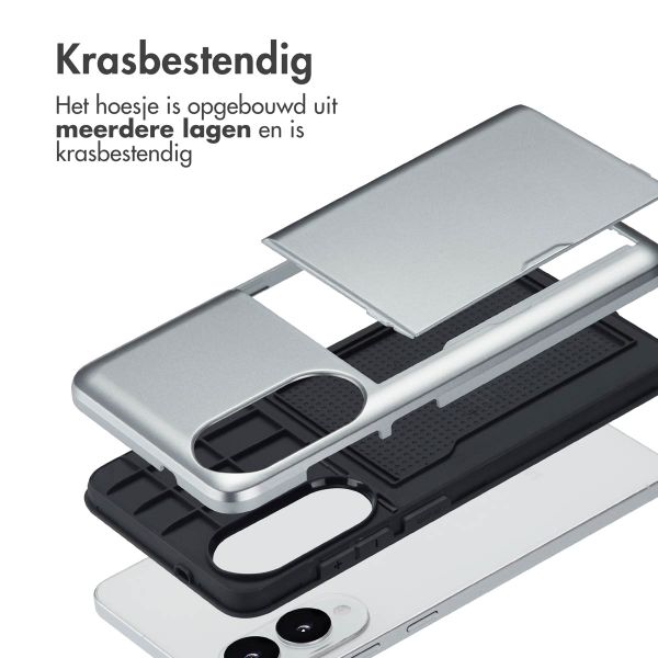 imoshion Backcover met pasjeshouder Samsung Galaxy S25 Edge - Grijs