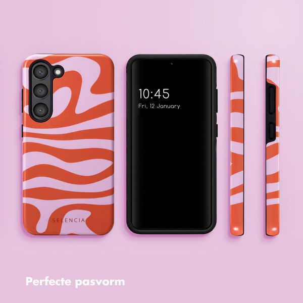 Selencia Vivid Backcover Samsung Galaxy S23 - Dream Swirl Pink