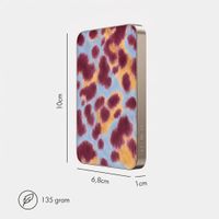 Selencia Vivid Powerbank 5.000 mAh - Draadloze Powerbank - MagSafe en Qi - Desert Gold / Rebel Crush