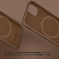 Accezz Liquid Silicone Backcover met MagSafe Apple iPhone 16 Pro Max - Lichtbruin